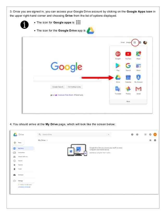 Comment accéder à un compte Google Drive ?