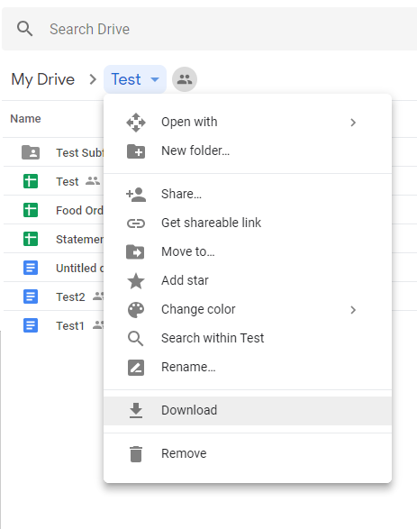 Comment télécharger un dossier depuis Google Drive ?