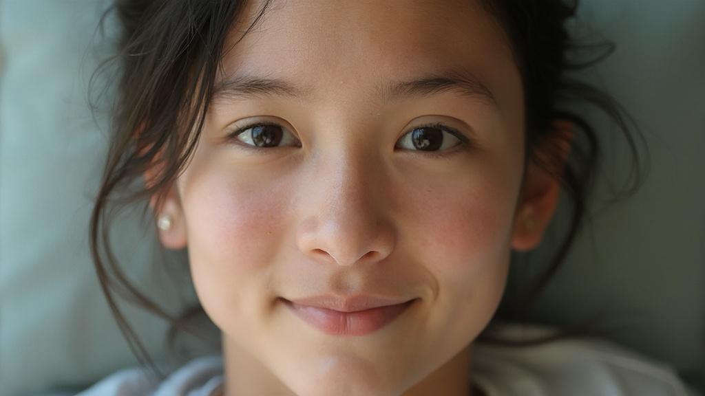 Portrait d'une jeune femme au regard bienveillant et au sourire radieux