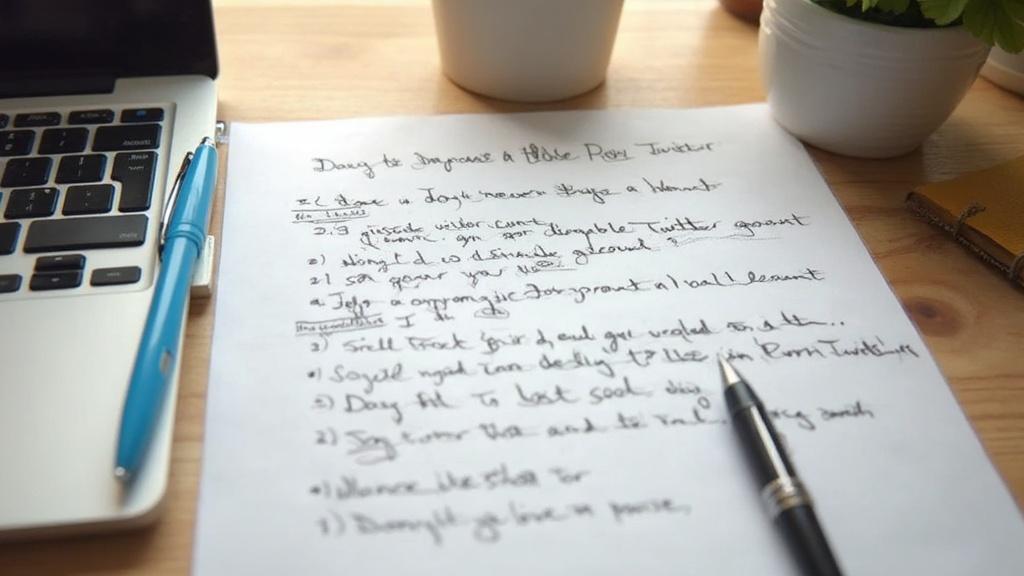 Image d'un cahier de notes comportant une liste manuscrite de tâches à accomplir