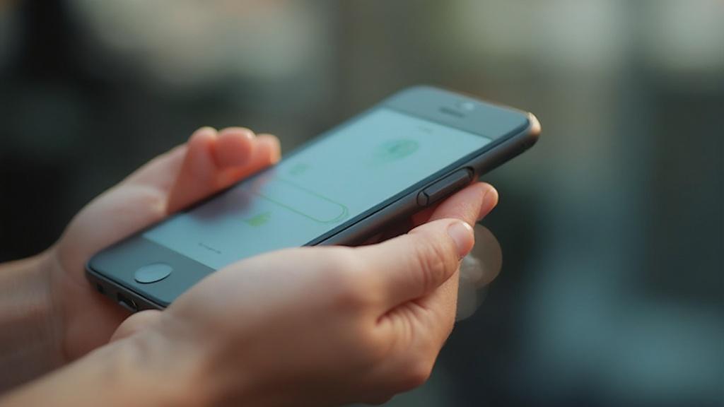 Une personne tenant un smartphone dans ses mains